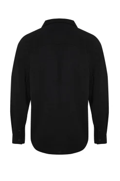 Trendyol Camisa flu&iacute;da manga larga^Hombre Camisas