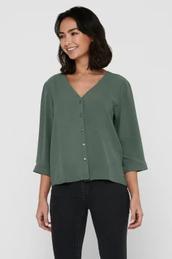 JDY Camisa manga corta 3/4^Mujer Camisas Y Blusas