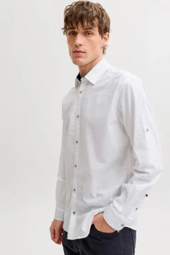 Jack & Jones Camisa manga larga de algod&oacute;n^Hombre Camisas