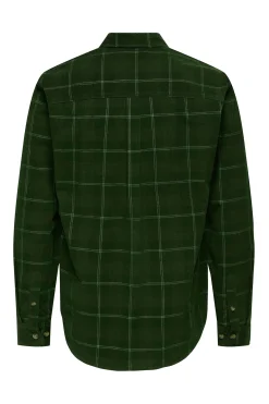 Only & Sons Camisa manga larga pana^Hombre Camisas