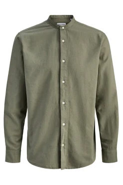 Jack & Jones PLUS Camisa manga larga popel&iacute;n fino^Hombre Camisas