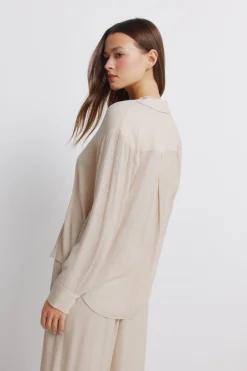 Springfield Camisa manga larga rayas^Mujer Camisas Y Blusas|Total Look