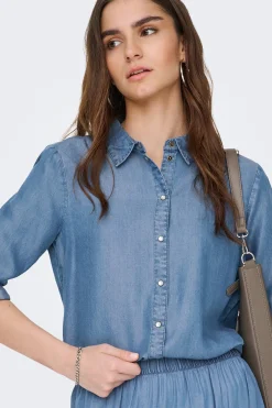 JDY Camisa manga larga vaquera^Mujer Camisas Y Blusas