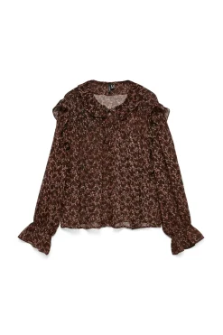 Vero Moda Camisa manga larga volantes^Mujer Camisas Y Blusas