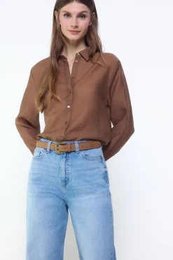 Slowlove Camisa organza^Mujer Camisas Y Blusas