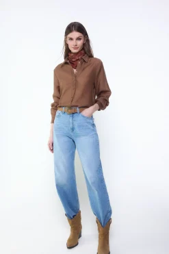 Slowlove Camisa organza^Mujer Camisas Y Blusas