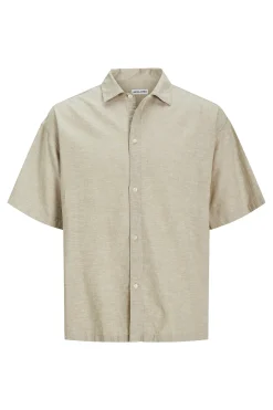 Jack & Jones Camisa oversize manga corta^Hombre Camisas|Lino
