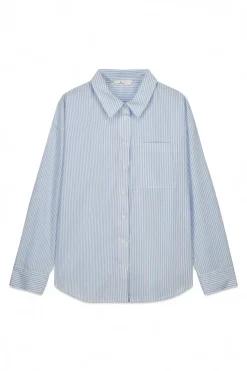 Springfield Camisa oversize rayas^Mujer Camisas Y Blusas