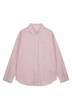 Springfield Camisa oversize rayas^Mujer Camisas Y Blusas