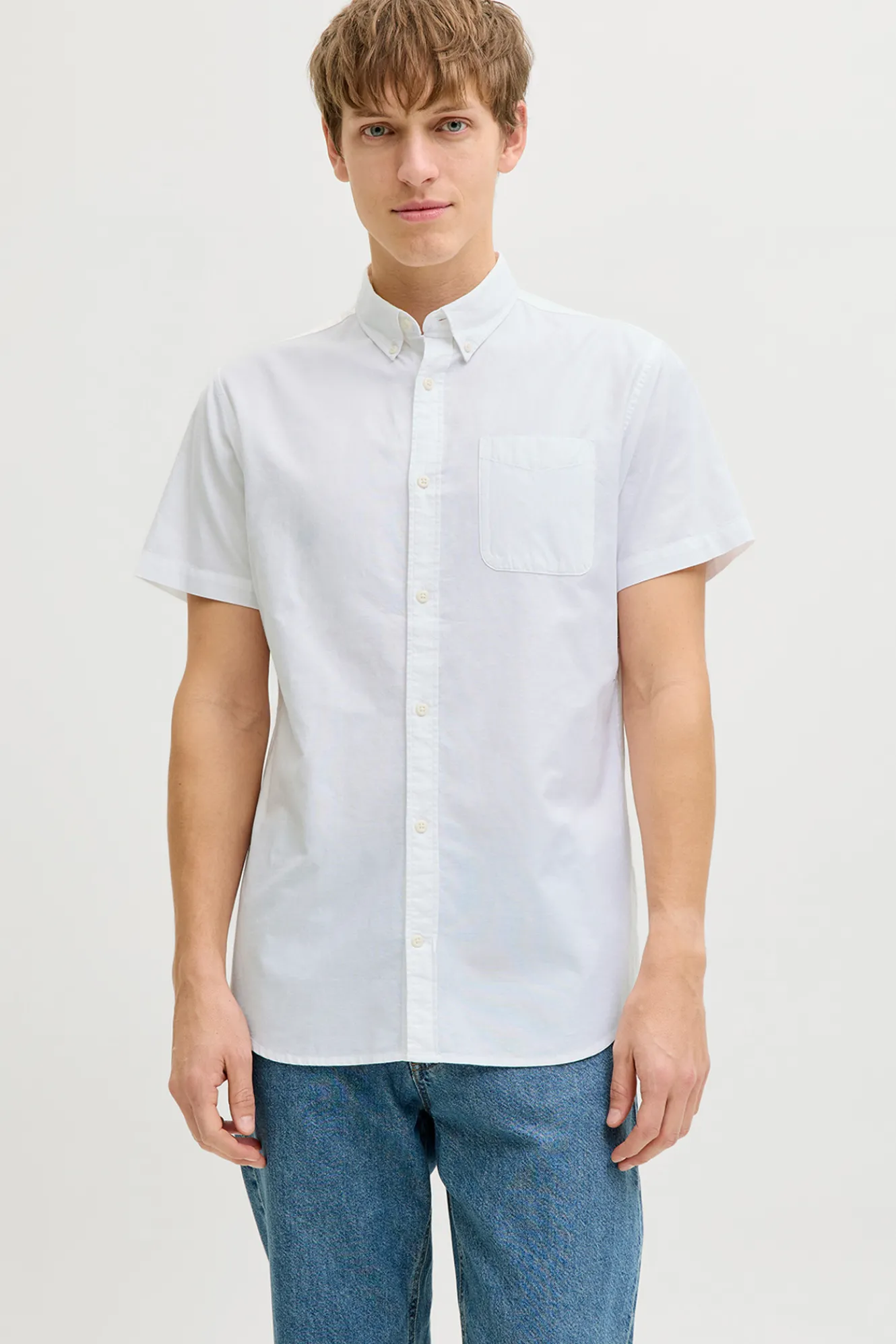 JJ REBEL Camisa oxford manga corta^Hombre Camisas