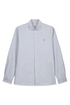 OOTO Camisa oxford raya candela manga larga^Hombre Camisas