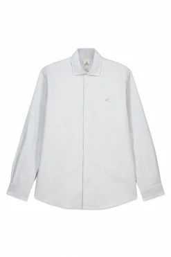 OOTO Camisa oxford raya candela manga larga^Hombre Camisas