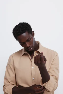 Springfield Camisa oxford tinte en prenda^Hombre Camisas