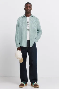 Springfield Camisa oxford vichy wrinkle free^Hombre Camisas