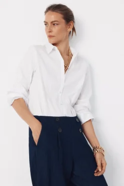 Cortefiel Camisa popelín^Mujer Camisas Y Blusas