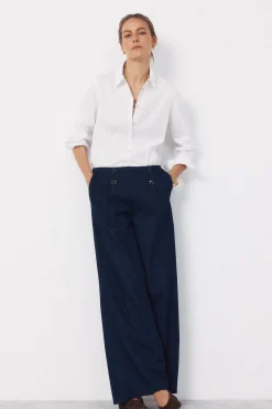 Cortefiel Camisa popel&iacute;n^Mujer Camisas Y Blusas