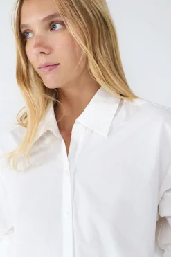 Balmohk Camisa popel&iacute;n asim&eacute;trica^Mujer Camisas Y Blusas