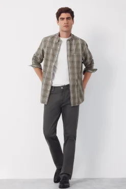 Cortefiel Camisa popel&iacute;n cuadros^Hombre Camisas