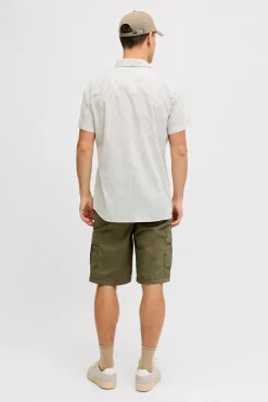 JJ REBEL Camisa popel&iacute;n manga corta^Hombre Camisas