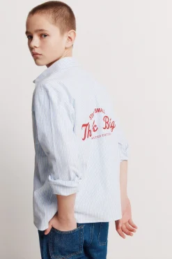 Springfield Kids Camisa popelin rayas ni&ntilde;o^Niños Camisas