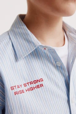 Springfield Kids Camisa popelin rayas ni&ntilde;o^Niños Camisas