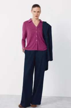 Cortefiel Camisa punto el&aacute;stico^Mujer Camisas Y Blusas