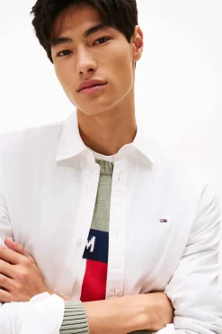 Tommy Jeans Camisa regular de popel&iacute;n^Hombre Camisas