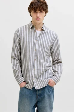 Jack & Jones Camisa regular fit lino^Hombre Camisas