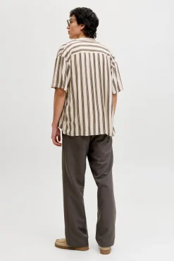 Jack & Jones Camisa relaxed viscosa rayas^Hombre Camisas