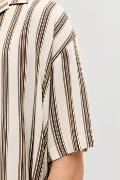 Jack & Jones Camisa relaxed viscosa rayas^Hombre Camisas