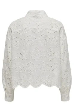 Only Camisa troquelada manga larga^Mujer Camisas Y Blusas