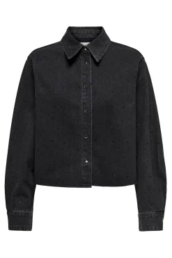 Only Camisa vaquera cropped^Mujer Camisas Y Blusas