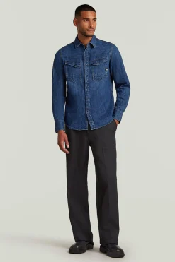 G-STAR Camisa vaquera de manga larga y corte ajustado^Hombre Camisas