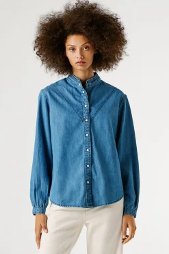 Pepe Jeans Camisa vaquera manga larga^Mujer Camisas Y Blusas