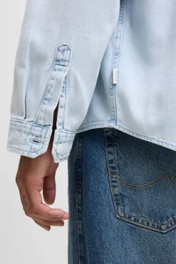 Jack & Jones Camisa vaquera manga larga sarga^Hombre Camisas