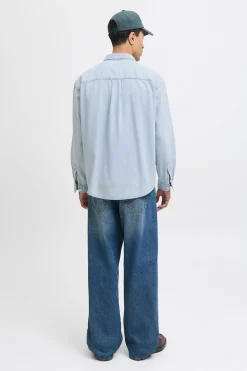 Jack & Jones Camisa vaquera manga larga sarga^Hombre Camisas