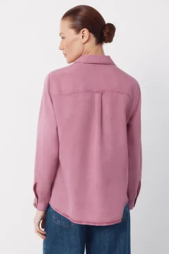 Cortefiel Camisa Vaquera Tencel^Mujer Camisas Y Blusas