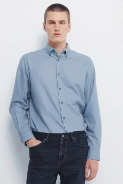 Springfield Camisa vestir estructura bicolor^Hombre Camisas