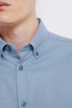 Springfield Camisa vestir estructura bicolor^Hombre Camisas