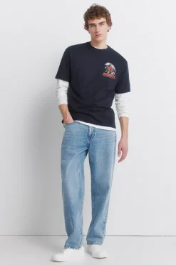 Springfield Camiseta Aerosmith^Hombre Camisetas