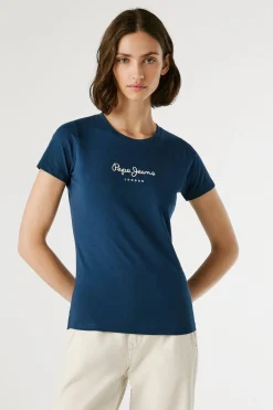 Pepe Jeans Camiseta ajustada logo^Mujer Camisetas