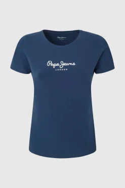 Pepe Jeans Camiseta ajustada logo^Mujer Camisetas
