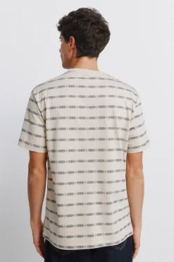 Springfield Camiseta Aop &eacute;tnica^Hombre Camisetas