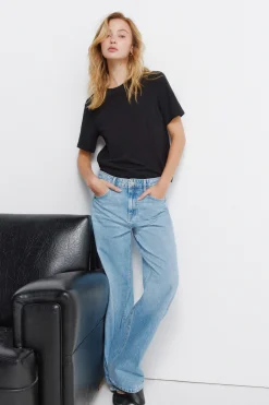 Springfield Camiseta b&aacute;sica algod&oacute;n^Mujer Camisetas|Basic Bar