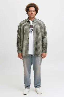 Jack & Jones PLUS Camiseta b&aacute;sica manga corta^Hombre Camisetas