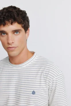 Springfield Camiseta b&aacute;sica rayas^Hombre Camisetas