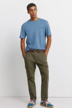 Springfield Camiseta b&aacute;sica viscosa^Hombre Camisetas