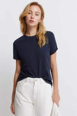 Springfield Camiseta b&aacute;sico manga corta^Mujer Basic Bar