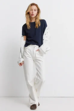 Springfield Camiseta b&aacute;sico manga corta^Mujer Basic Bar