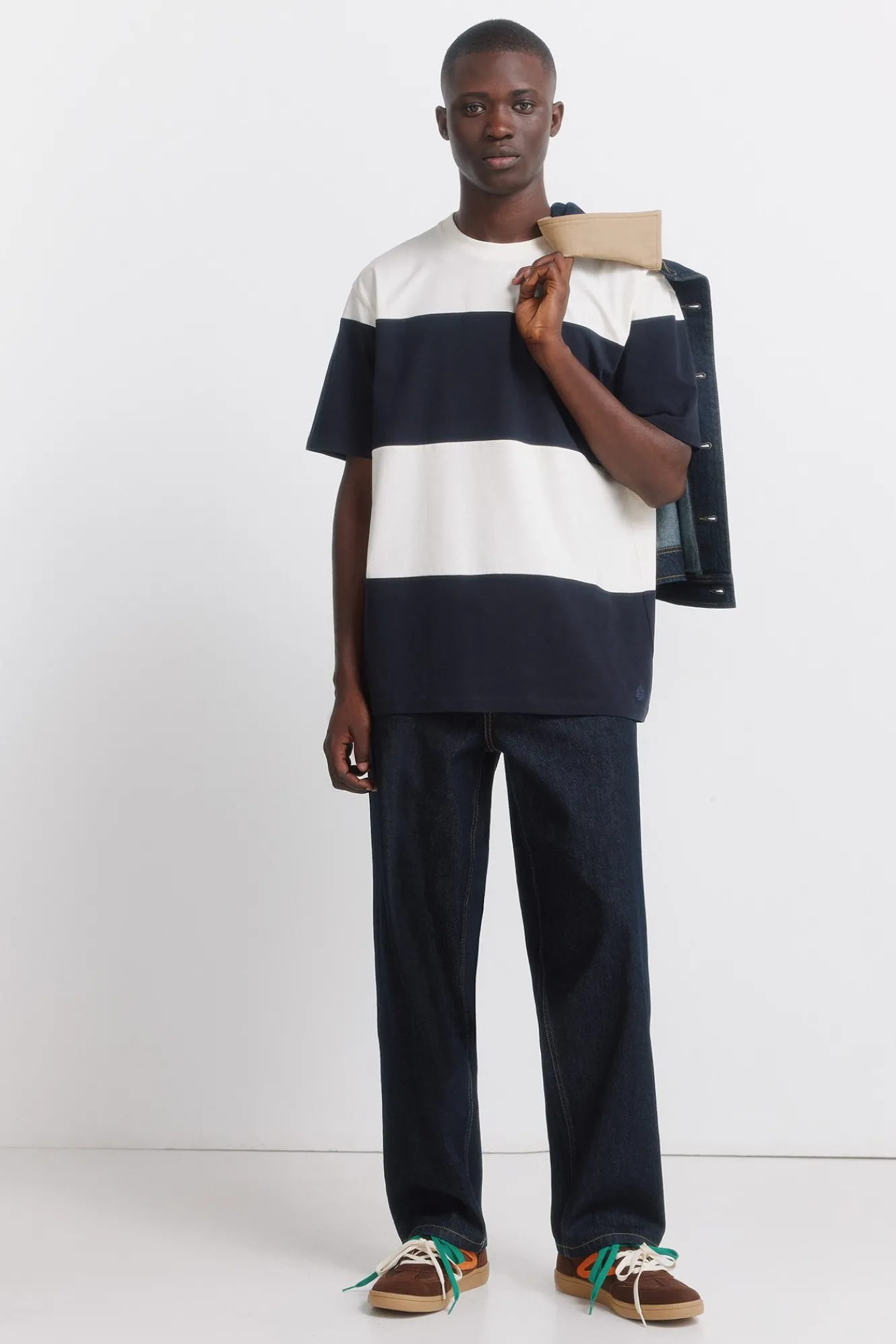 Springfield Camiseta bloques color^Hombre Camisetas